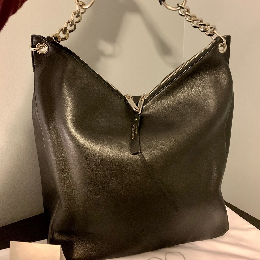 Jimmy Choo “Raven” Napa leather